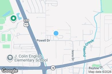 Map image of the property - 1846 Powell Dr