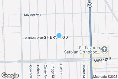 Map image of the property - This beautifully updated 4-bedroom, 2-bath single-family home is ready for move-in!