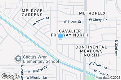Map image of the property - 3635 W Ironwood Dr