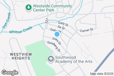 Map image of the property - 825 Dora Dr