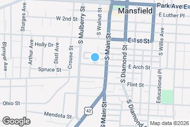 Map image of the property - 26 W Arch St