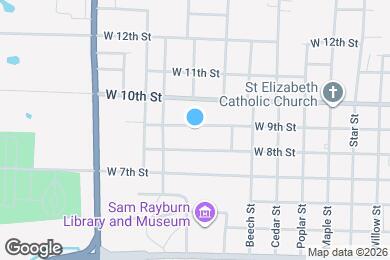 Map image of the property - 823 W 9th St