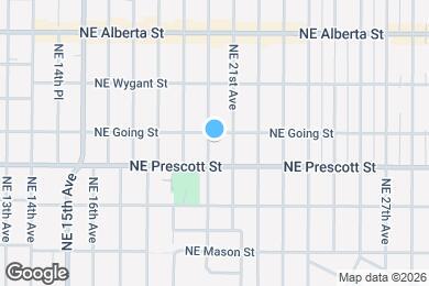 Map image of the property - 4540 NE 20th Ave
