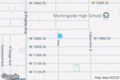 Map image of the property - 10802 Doty Ave