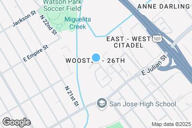 Map image of the property - 1280 Coyote Creek Pl