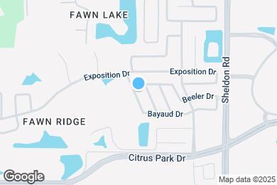 Map image of the property - 8945 Bayaud Dr
