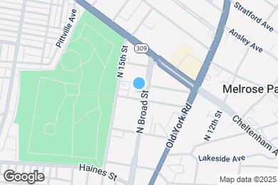 Map image of the property - 7106 N Broad St
