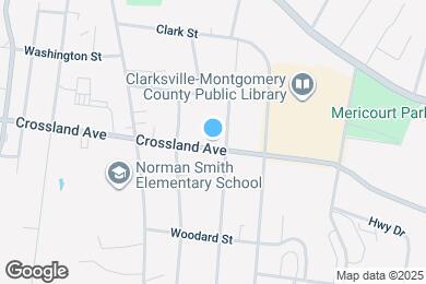 Map image of the property - 1021 Crossland Ave