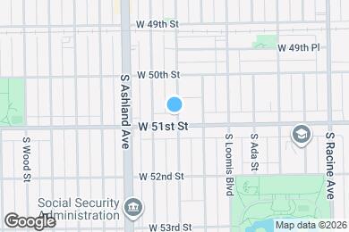 Map image of the property - 5048 S Laflin St