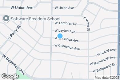 Map image of the property - 3378 W Saratoga Ave