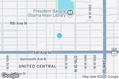 Map image of the property - 3864 7th Ave N