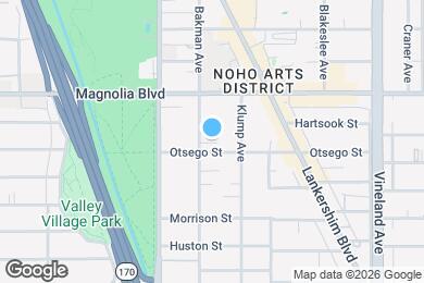 Map image of the property - 5110 Bakman Ave