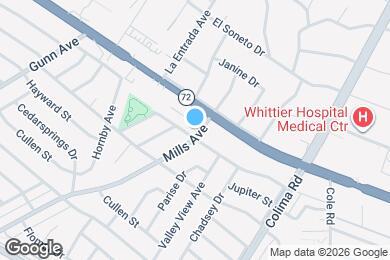 Map image of the property - 9025 Mills Ave