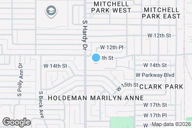 Map image of the property - 820 W 14th St