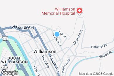 Map image of the property - 42 W 6th Ave