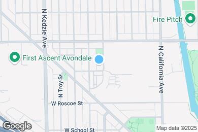 Map image of the property - 3508 N Sacramento Ave