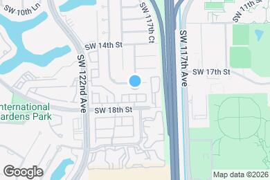 Map image of the property - 11789 SW 18th St