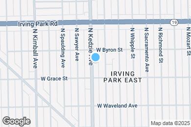Map image of the property - 3831 N Kedzie Ave