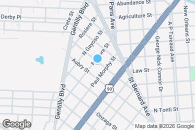 Map image of the property - 2726 O'Reilly St