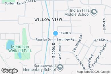 Map image of the property - 11809 S 1000 E