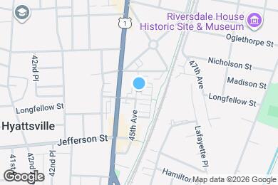 Map image of the property - 5705 45th Ave