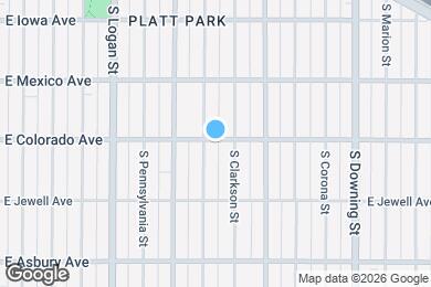 Map image of the property - 720 E Colorado Ave