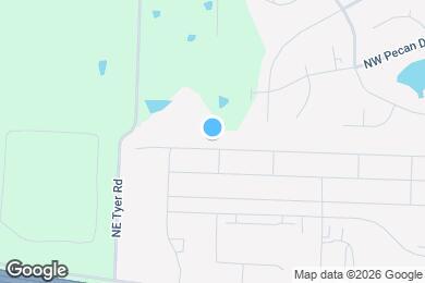 Map image of the property - 1602 NW Hilltop Ln