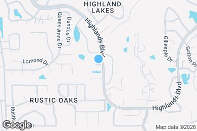 Map image of the property - 912 Highlands Blvd