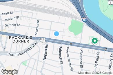 Map image of the property - 1035-1037 Commonwealth Ave