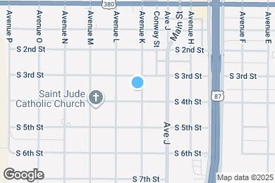 Map image of the property - 1313 Avenue K