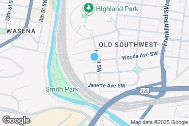 Map image of the property - 606 Woods Ave SW