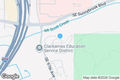 Map image of the property - 9971 SE Talbert St