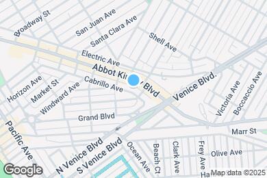 Map image of the property - 1527 Cabrillo Ave