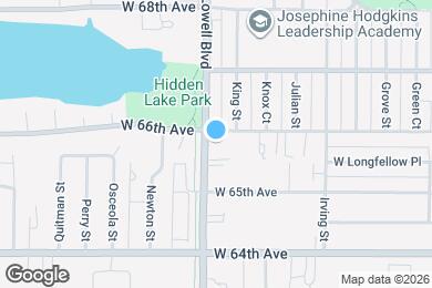 Map image of the property - 3584 W 66th Ave