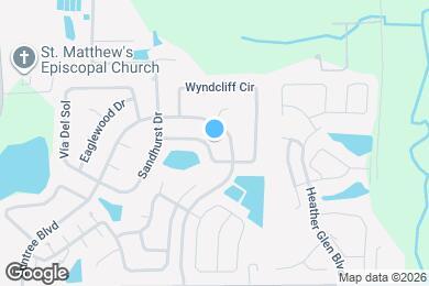 Map image of the property - 10625 Wyndcliff Dr