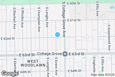 Map image of the property - 6201 S Evans Ave