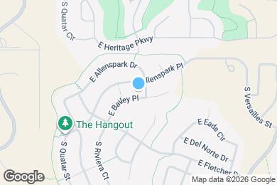 Map image of the property - 22195 E Bailey Pl