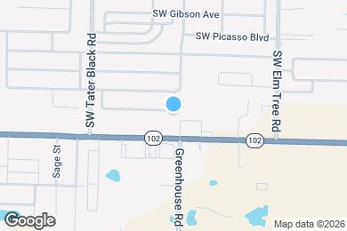 Map image of the property - 3705 SW Hansom Loop