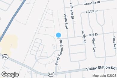 Map image of the property - 9832 Valley Farms Blvd