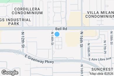 Map image of the property - 16825 N 14th St