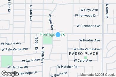 Map image of the property - 5326 W Purdue Ave