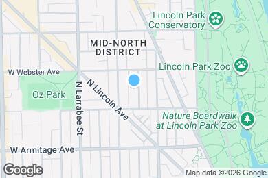 Map image of the property - 2128 N Hudson Ave