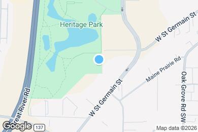 Map image of the property - Encore on the Park