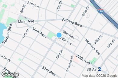 Map image of the property - 21-08 29th Ave