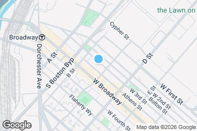 Map image of the property - 123 W 3rd St