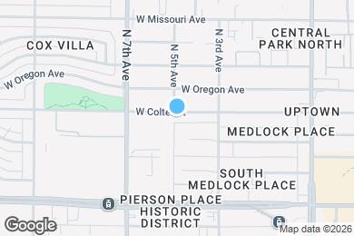 Map image of the property - 425 W Colter St