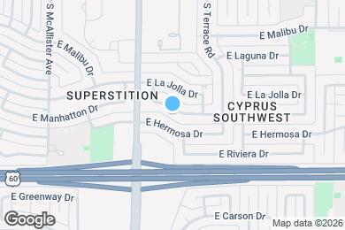 Map image of the property - 943 E Manhatton Dr
