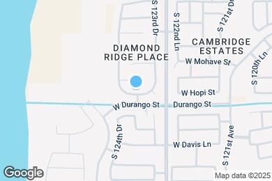 Map image of the property - 12382 W Hopi St