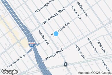 Map image of the property - 2311 S Bentley Ave