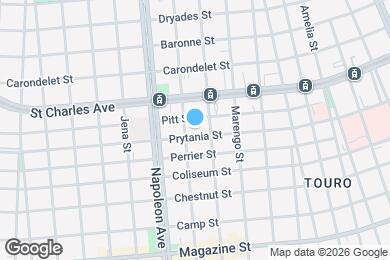 Map image of the property - 4221 Prytania St